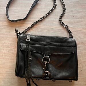 Rebecca Minkoff Black Leather Crossbody Bag